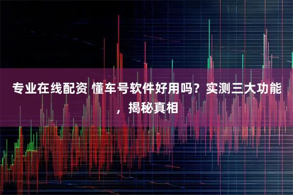 专业在线配资 懂车号软件好用吗？实测三大功能，揭秘真相