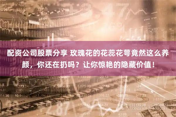 配资公司股票分享 玫瑰花的花蕊花萼竟然这么养颜，你还在扔吗？让你惊艳的隐藏价值！