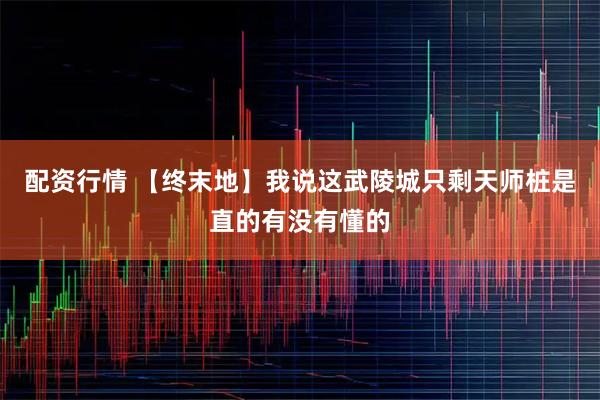 配资行情 【终末地】我说这武陵城只剩天师桩是直的有没有懂的